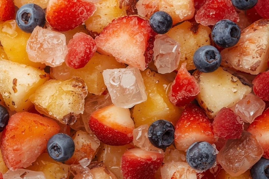mrożone owoce